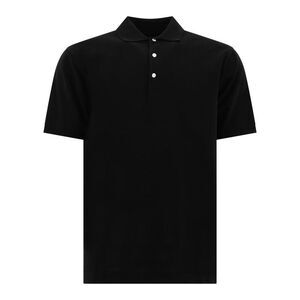BEAMS PLUS Men's Knitted Polo Shirt Men BLACK T-Shirts
